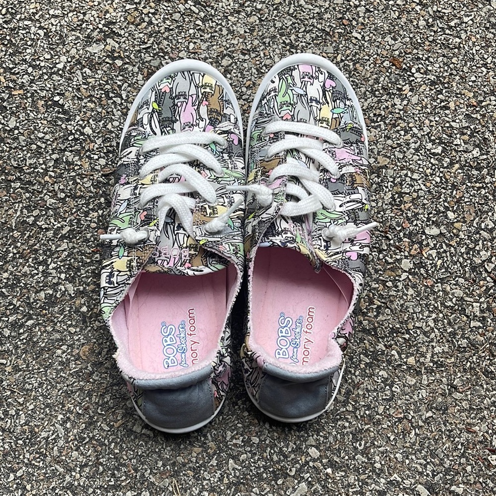 Bobs Skechers cat sneakers